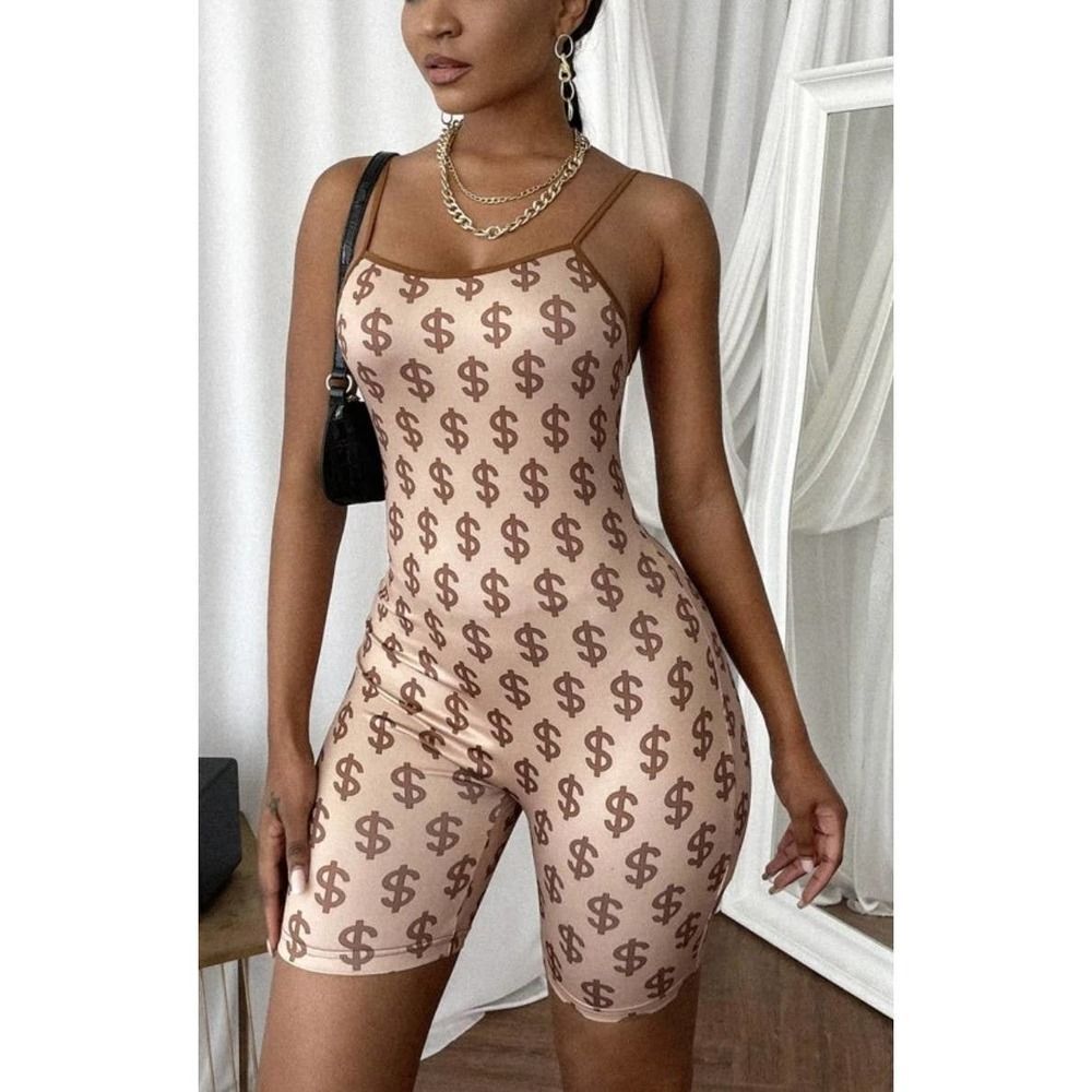 Dollar Signs Romper L